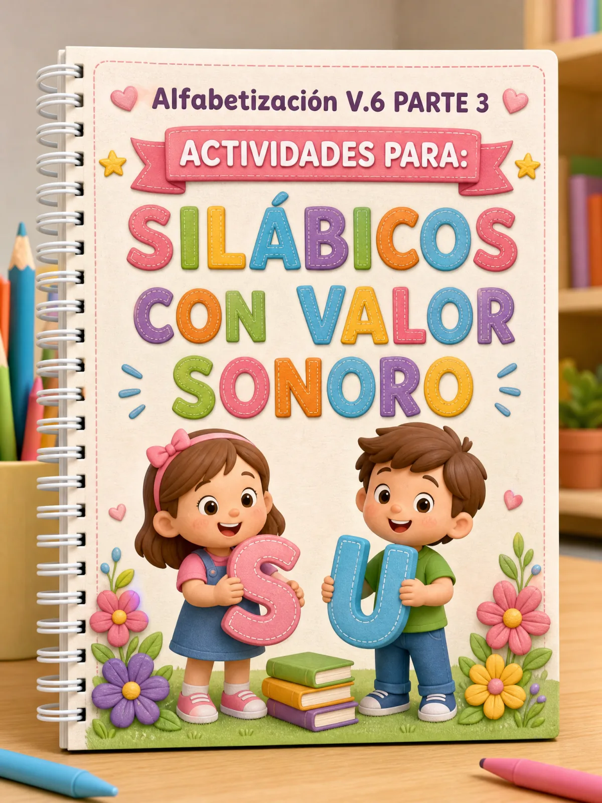 Cuadernillo de sílabas con valor sonoro