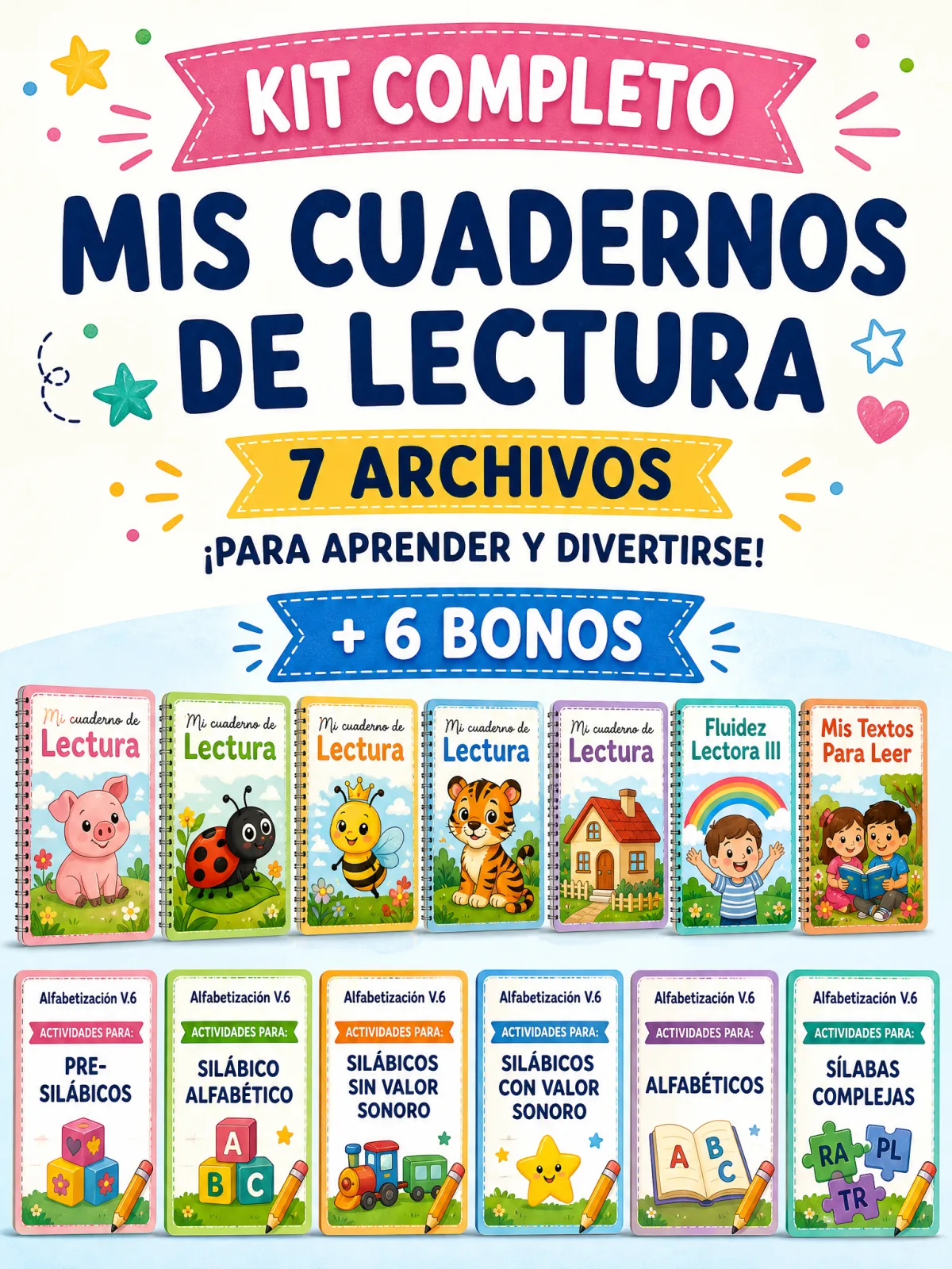 Paquete Premio: 4 materiales más 6 bonos exclusivos
